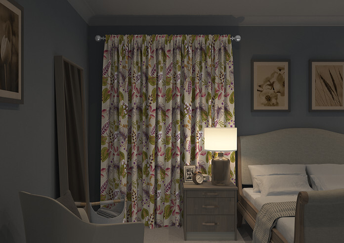 Fandango, Cranberry - Made to Measure Curtains - Image 7